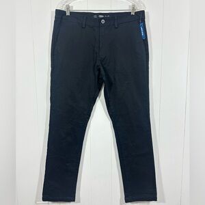 NWT Old Navy Chino Pants Mens Size 33x30 Black Ultimate Skinny Ajuste